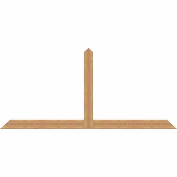 Ekena Millwork Portland Timber Gable Bracket, Western Red Cedar, 108"W x 49"H x 3 1/2"D x 5 1/2"F, 11/12 Pitch GBW108X49X0406POR00SWR - main